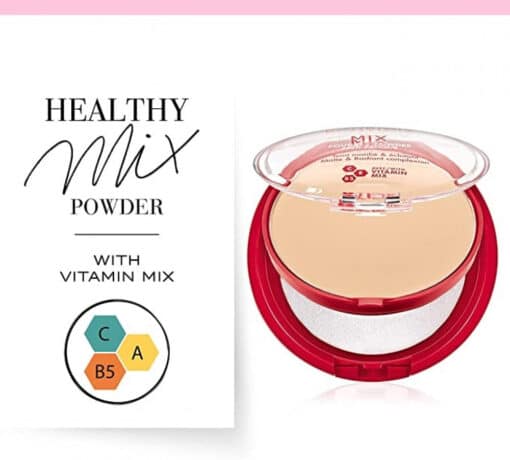 ⁦بودرة الوجه هيلثي مكس المقاومة للتعب من برجوا - Bourjois Poudre compacte Healthy Mix⁩ - الصورة ⁦3⁩
