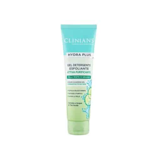 جل منظف مقشر هيدرا بلس للبشرة الدهنية من كلينانس 150 مل - Clinians Scrub Cleansing Gel