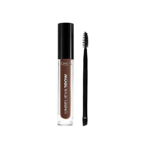 جل حواجب مع فرشاة درجة 105 أسمر من لوريال باريس - L'Oréal Paris Unbelieva Brow Long Lasting Brow Gel