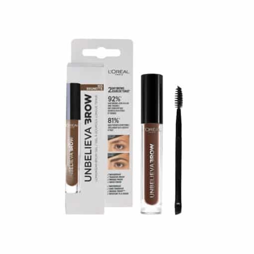 ⁦جل حواجب مع فرشاة درجة 105 أسمر من لوريال باريس - L'Oréal Paris Unbelieva Brow Long Lasting Brow Gel⁩ - الصورة ⁦2⁩