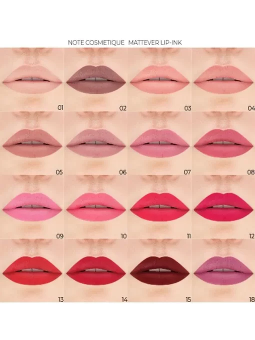 ⁦أحمر الشفاه السائل مات ايفر ليب إنك من نوت - Note Mattever Gloss⁩ - الصورة ⁦6⁩