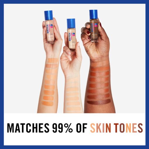 ⁦كريم أساس ماتش بيرفيكشن بعامل حماية من الشمس SPF20 من ريميل لندن - Rimmel London Match Perfection Foundation⁩ - الصورة ⁦3⁩
