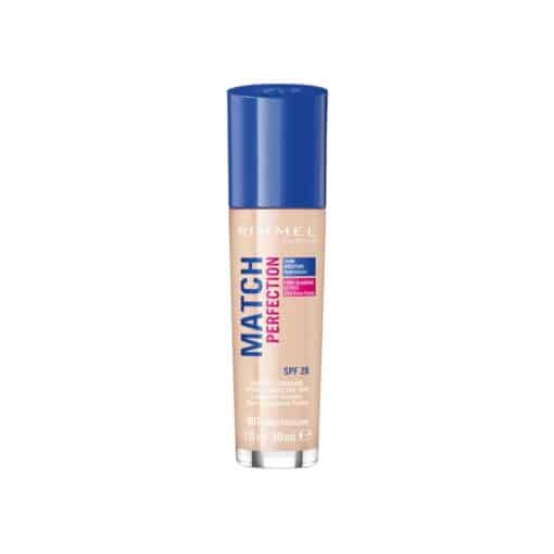 كريم أساس ماتش بيرفيكشن بعامل حماية من الشمس SPF20 من ريميل لندن - Rimmel London Match Perfection Foundation