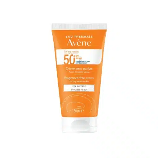 واقي شمس كريم للبشرة الجافة و الحساسة SPF50 من افين 50 مل - Avene Very High Protection Cream