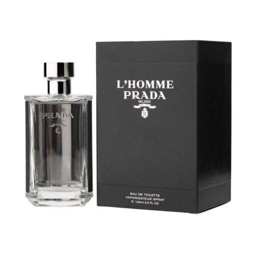 ⁦برادا لو أوم أو دو تواليت للرجال 100 مل - Prada Le Homme Eau de Toilette⁩ - الصورة ⁦2⁩
