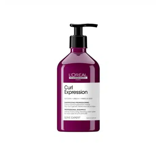 شامبو كريمي للشعر الكيرلي المكثف من لوريال بروفيسيونال 500 مل - L'Oreal Professionnel Curl Expression Moisturizing Shampoo