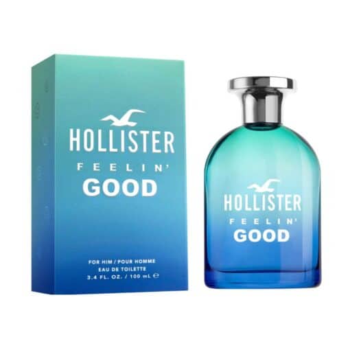 ⁦هولستر فيلين جود فور هيم أو دو تواليت للرجال 100 مل - Hollister Feelin' Good For Him Eau de Toilette⁩ - الصورة ⁦2⁩