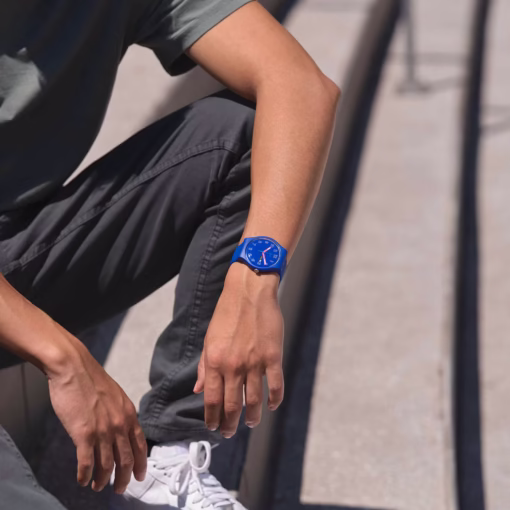 ⁦سواتش كوبالت ديسكو - Swatch COBALT DISCO- SO29N705⁩ - الصورة ⁦4⁩