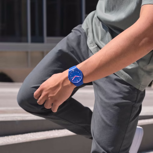 ⁦سواتش كوبالت ديسكو - Swatch COBALT DISCO- SO29N705⁩ - الصورة ⁦5⁩