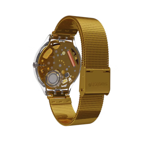 ⁦سواتش سكين كارات جولدن جيرل - Swatch Golden girl SKINCARAT SVOK100M⁩ - الصورة ⁦4⁩
