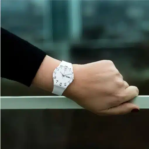 ⁦سواتش أوفر وايت - Swatch OVER WHITE (GW716)⁩ - الصورة ⁦3⁩