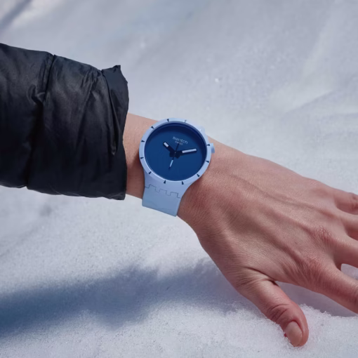 ⁦سواتش بيج بولد بايوسيراميك أركتيك - Swatch Big Bold Bioceramic Arctic SB03N102⁩ - الصورة ⁦4⁩