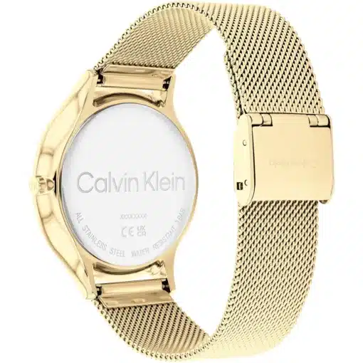 ⁦كالفن كلاين ذهبي للنساء - Calvin Klein 25200003 Women's Watch⁩ - الصورة ⁦2⁩