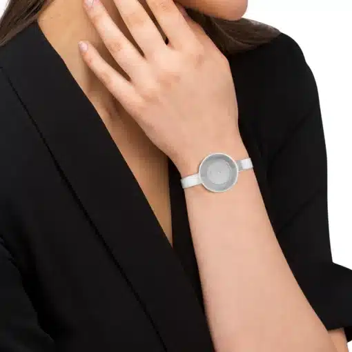 ⁦كالفن كلاين فضي للنساء - Calvin Klein 25200022 Women's Watch⁩ - الصورة ⁦3⁩