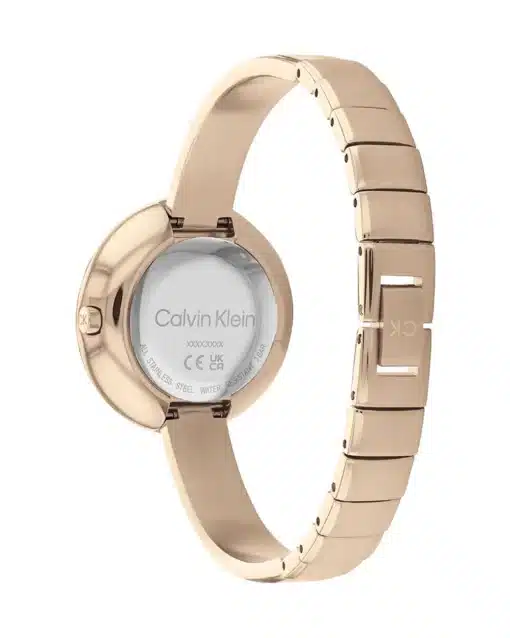 ⁦كالفن كلاين ذهبي وردي للنساء - Calvin Klein 25200023 Women's Watch⁩ - الصورة ⁦2⁩