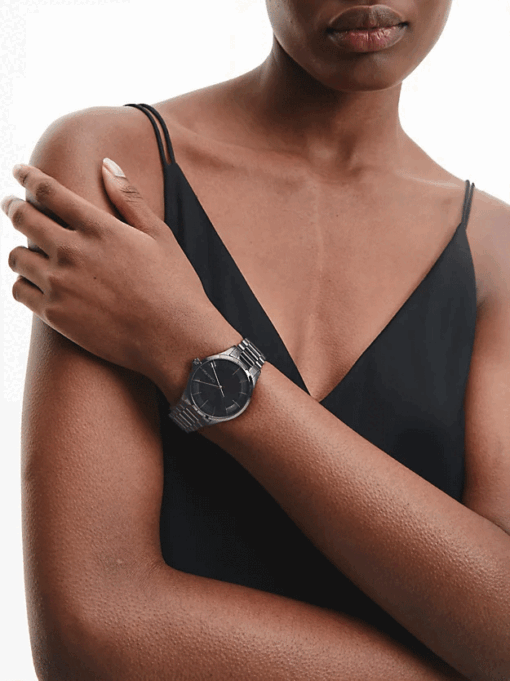⁦كالفن كلاين أسود للنساء و الرجال - Calvin Klein 25200040 Unisex Watch⁩ - الصورة ⁦2⁩