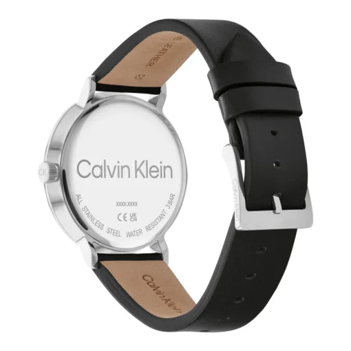 ⁦كالفن كلاين فضي وأسود للرجال - Calvin Klein 25200050 Men's Watch⁩ - الصورة ⁦2⁩