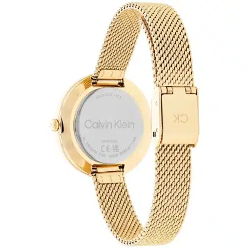 ⁦كالفن كلاين ذهبي و أسود للنساء - Calvin Klein 25200186 Women's Watch⁩ - الصورة ⁦2⁩