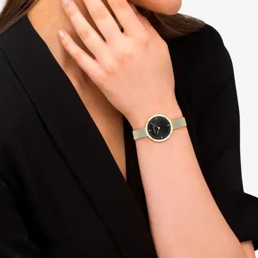 ⁦كالفن كلاين ذهبي و أسود للنساء - Calvin Klein 25200186 Women's Watch⁩ - الصورة ⁦3⁩