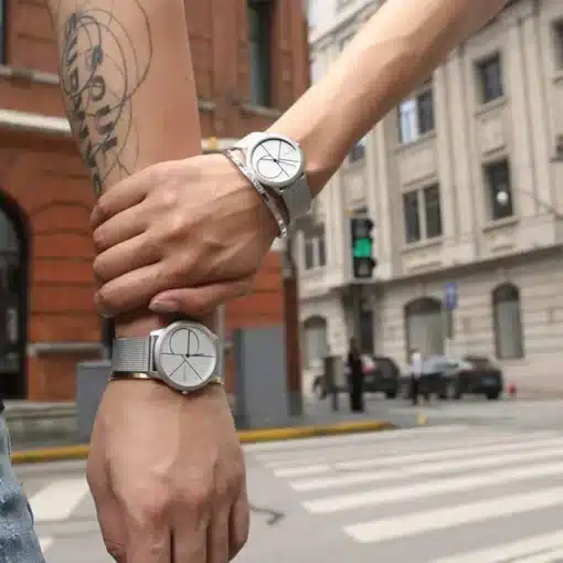 ⁦كالفن كلاين فضي للرجال - Calvin Klein K3M5115X Men's Watch⁩ - الصورة ⁦2⁩