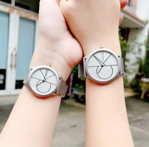 ⁦كالفن كلاين فضي للنساء - Calvin Klein Minimal K3M5215X Women's Watch⁩ - الصورة ⁦6⁩