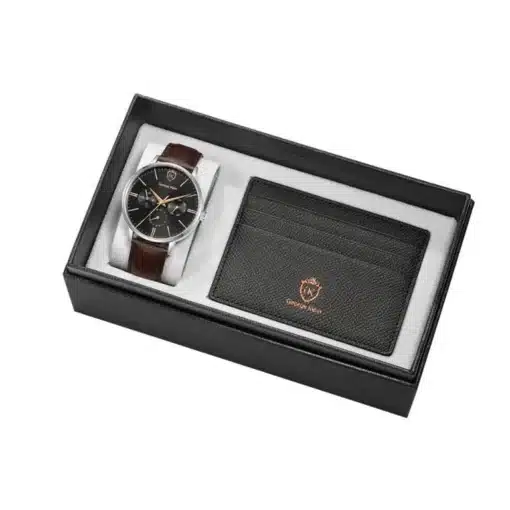 ⁦جورج كلاين ريجالو جلد طبيعي بني للرجال - George Klein REGALO Brown Genuine Leather⁩ - الصورة ⁦2⁩