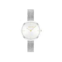 كالفن كلاين فضي و أبيض للنساء - Calvin Klein 25200184 Women's Watch