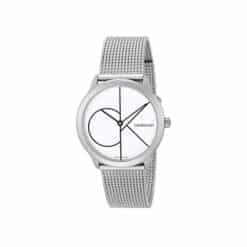 كالفن كلاين فضي للنساء - Calvin Klein Minimal K3M5215X Women's Watch