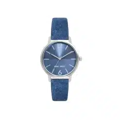 ناين ويست فضي و أزرق للنساء - Nine West NW2759BLDM Women's Watch