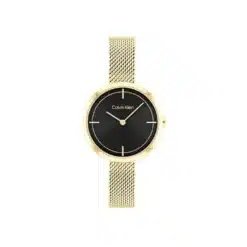 كالفن كلاين ذهبي و أسود للنساء - Calvin Klein 25200186 Women's Watch
