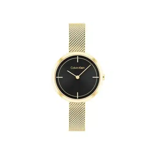 كالفن كلاين ذهبي و أسود للنساء - Calvin Klein 25200186 Women's Watch
