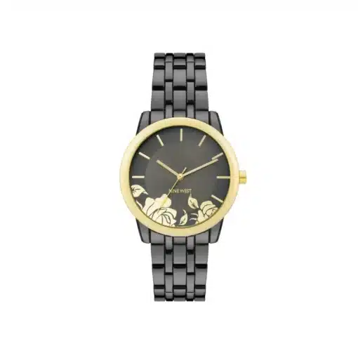 ناين ويست رمادي ذهبي للنساء - Nine West NW1579FLGT Women's Watch
