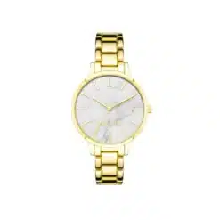 ناين ويست ذهبي للنساء - Nine West NW2714MAGB Women's Watch