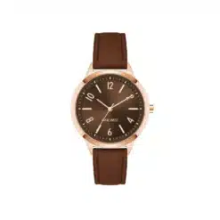 ناين ويست بني ذهبي للنساء - Nine West NW-2836RGBN Women's Wristwatch