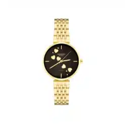 ساعة برينس ذهبي و أسود للنساء - Prince PF328 Women Watch