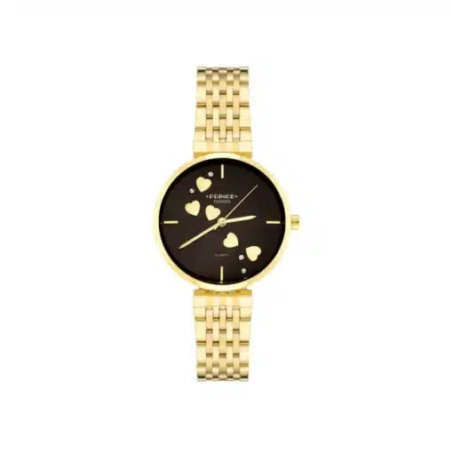 ساعة برينس ذهبي و أسود للنساء - Prince PF328 Women Watch