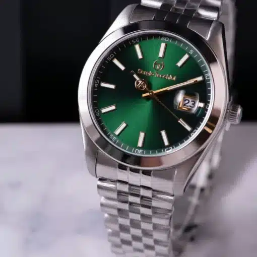 ⁦سيرجيو تاكيني باللون الفضي و الأخضر للنساء - Sergio Tacchini Women Watch ST.1.10295-4⁩ - الصورة ⁦3⁩