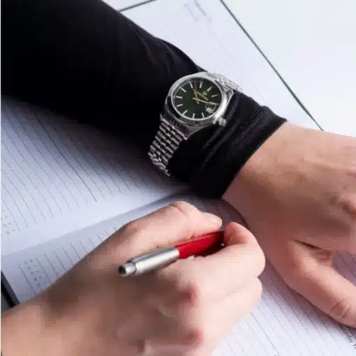 ⁦سيرجيو تاكيني باللون الفضي و الأخضر للنساء - Sergio Tacchini Women Watch ST.1.10295-4⁩ - الصورة ⁦4⁩