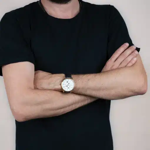 ⁦بيير كاردان فضي للرجال - Pierre Cardin CBA.4026 Men Watch⁩ - الصورة ⁦2⁩