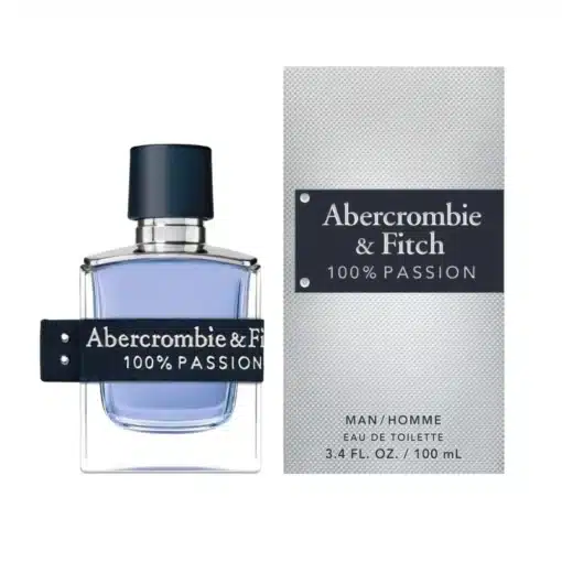 ⁦أبيركرومبي آند فيتش 100% باشن أو دو تواليت للرجال 100 مل - Abercrombie & Fitch 100% Passion Men EDT⁩ - الصورة ⁦2⁩