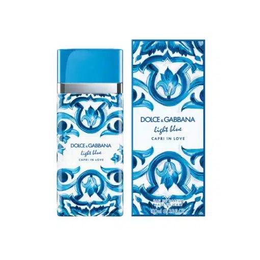 ⁦دولتشي آند غابانا لايت بلو كابري إن لوف أو دو برفيوم للنساء 100 مل - Dolce & Gabbana Light Blue Capri In Love Eau de Parfum⁩ - الصورة ⁦2⁩