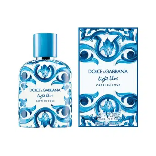 ⁦دولتشي آند غابانا لايت بلو كابري إن لوف بور أوم أو دو برفيوم 100 مل - Dolce & Gabbana Light Blue Capri In Love Pour Homme EDP⁩ - الصورة ⁦2⁩