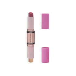 ستيك أحمر الخدود والهايلايتر Revolution Blush and Highlighter Stick Duo Mauve Glow - الصورة 2
