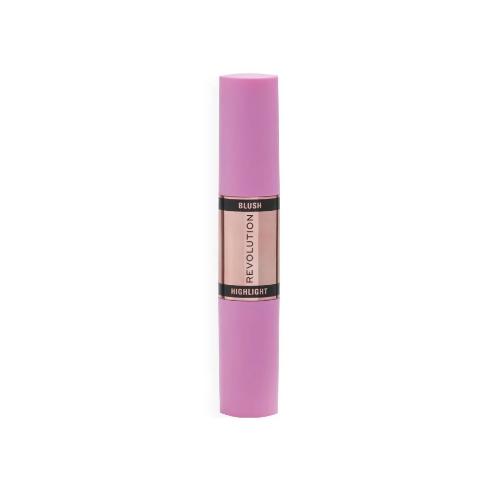 ستيك أحمر الخدود والهايلايتر Revolution Blush and Highlighter Stick Duo Mauve Glow