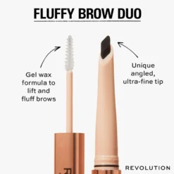 ⁦Revolution Fluffy Brow Filter Duo للحواجب⁩ - الصورة ⁦5⁩