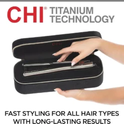 ⁦مملس الشعر CHI G2 Titanium Hairstyling Iron Straightener⁩ - الصورة ⁦3⁩