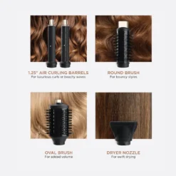 ⁦فرشاة تصفيف الشعر CHI Lava Air Glam Multi Styler White⁩ - الصورة ⁦3⁩