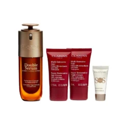مجموعة Clarins Double Serum & Super Restorative Collection