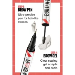 قلم وجل الحواجب Build-A-Brow 2 in 1 من Maybelline - الصورة 2