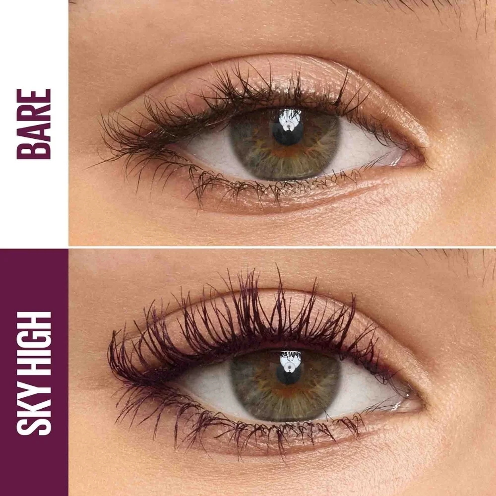 ماسكارا Sky High Burgundy Haze لتطويل وتكثيف الرموش من Maybelline - الصورة 3